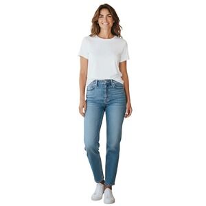 Diesel RCK8Y Stretch Slim Blue Jeans Womens W30 L30 Medium Wash Distressed